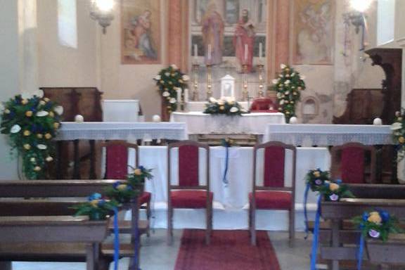 Allestimento chiesa