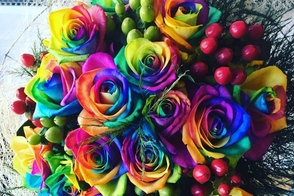 Bouquet arcobaleno