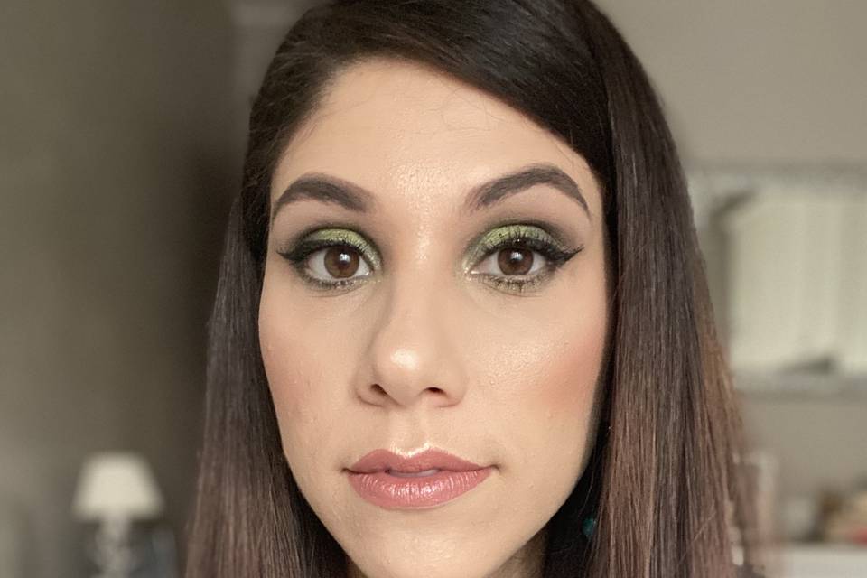 Makeup Toni verde