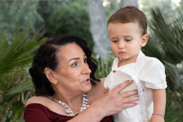 La nonna coi nipoti