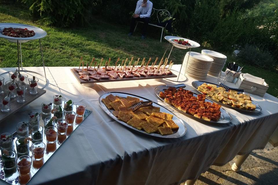 Il buffet aperitivo