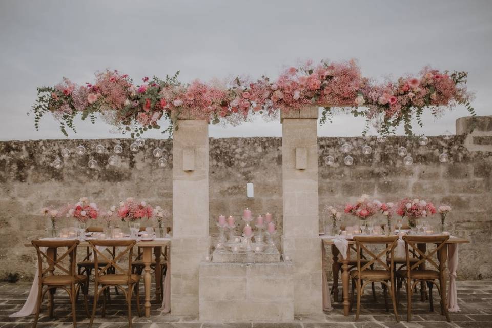 Wedding table Masseria Puglia