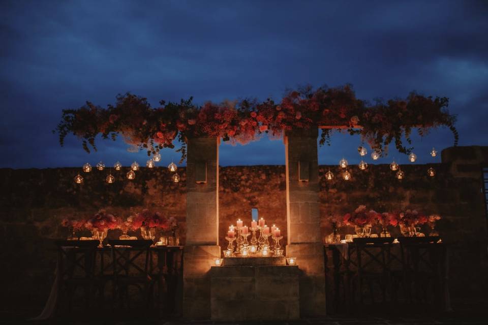 Wedding table Masseria Puglia