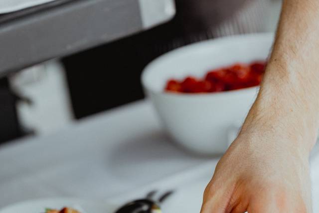 Il buffet di benvenuto