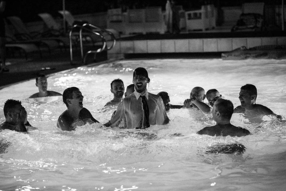 Bagno in piscina