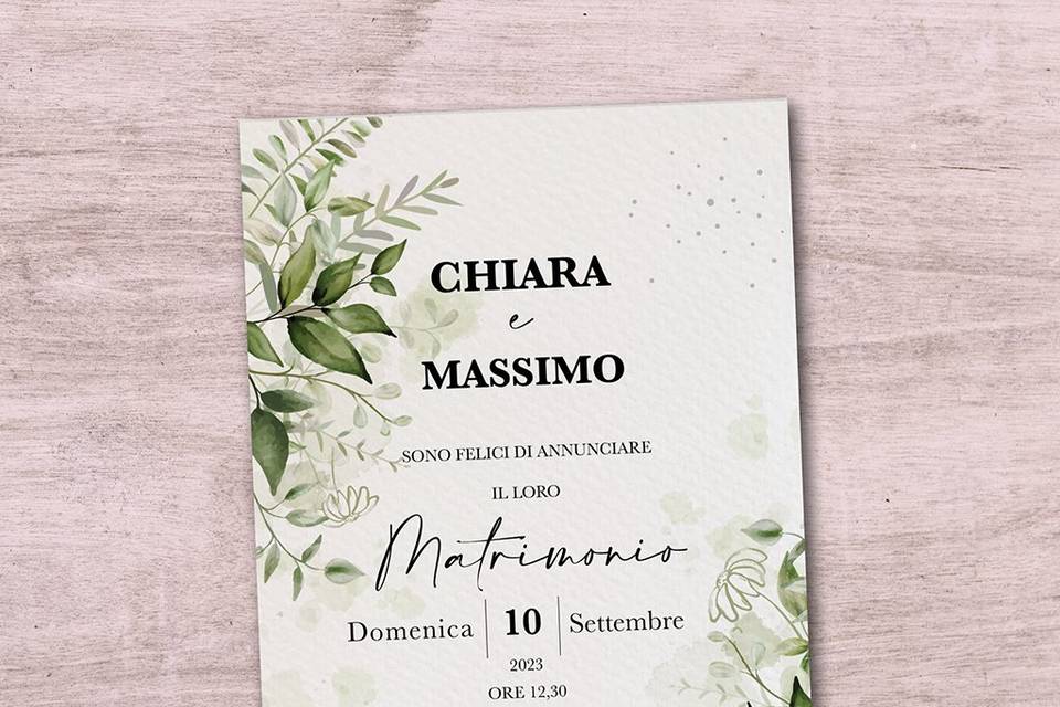 Linea fiori - Foglie grandi