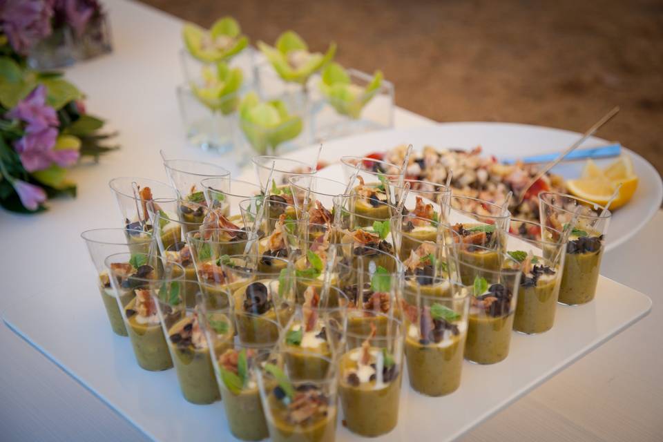 Buffet con finger food