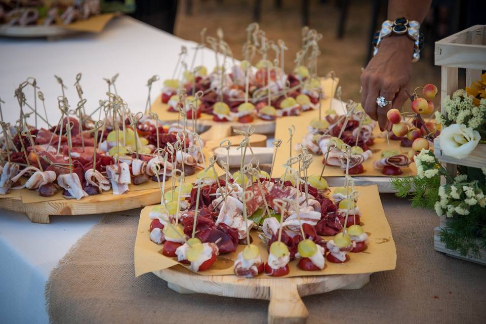 Buffet con finger food