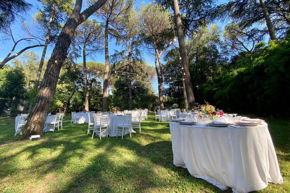 Allestimento matrimonio