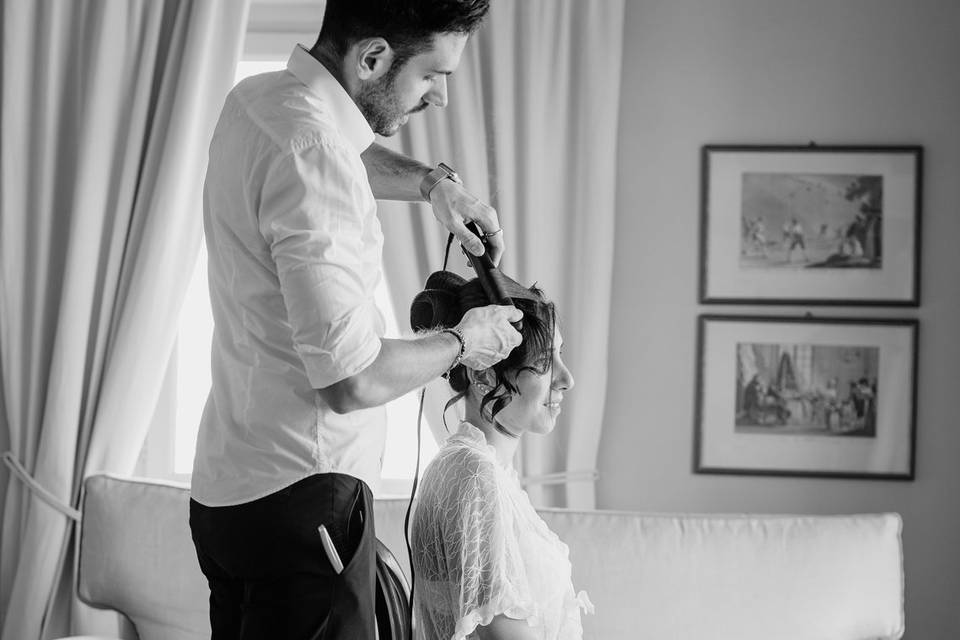 Preparazione sposa