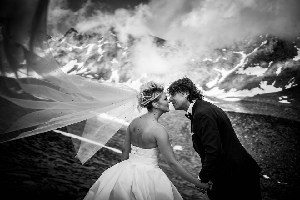 Wedding como lake