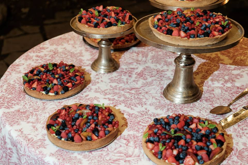 Allestimento taglio torta