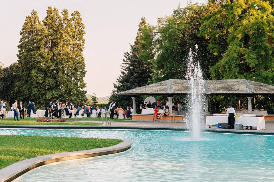 Aperitivo zona piscina