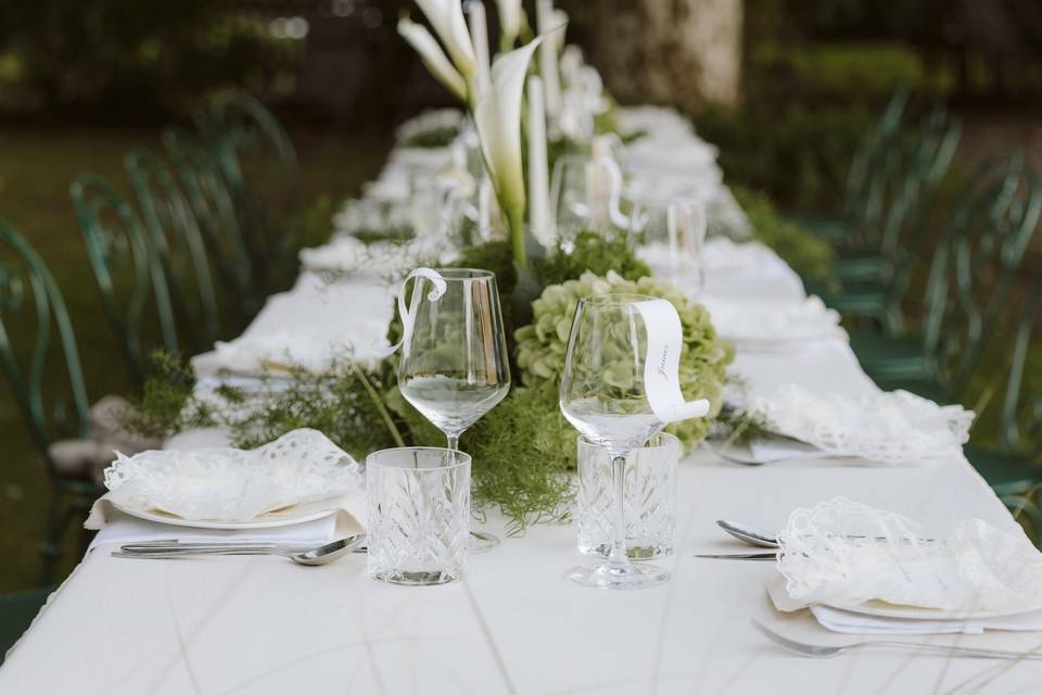 Elegant mise en place