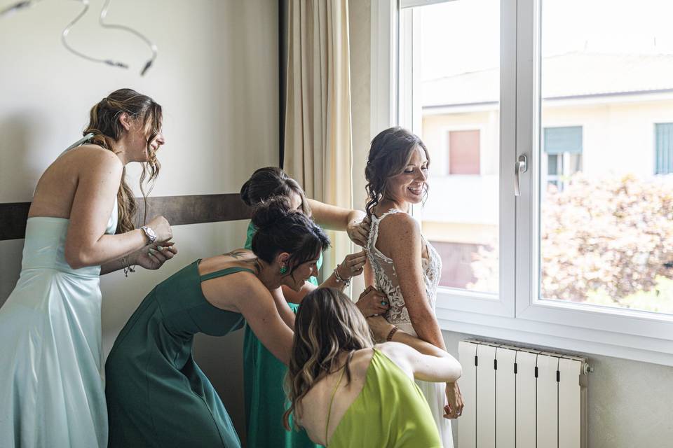 Preparazione sposa