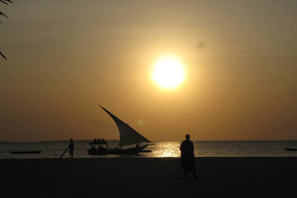 Tramonto Oceano Indiano