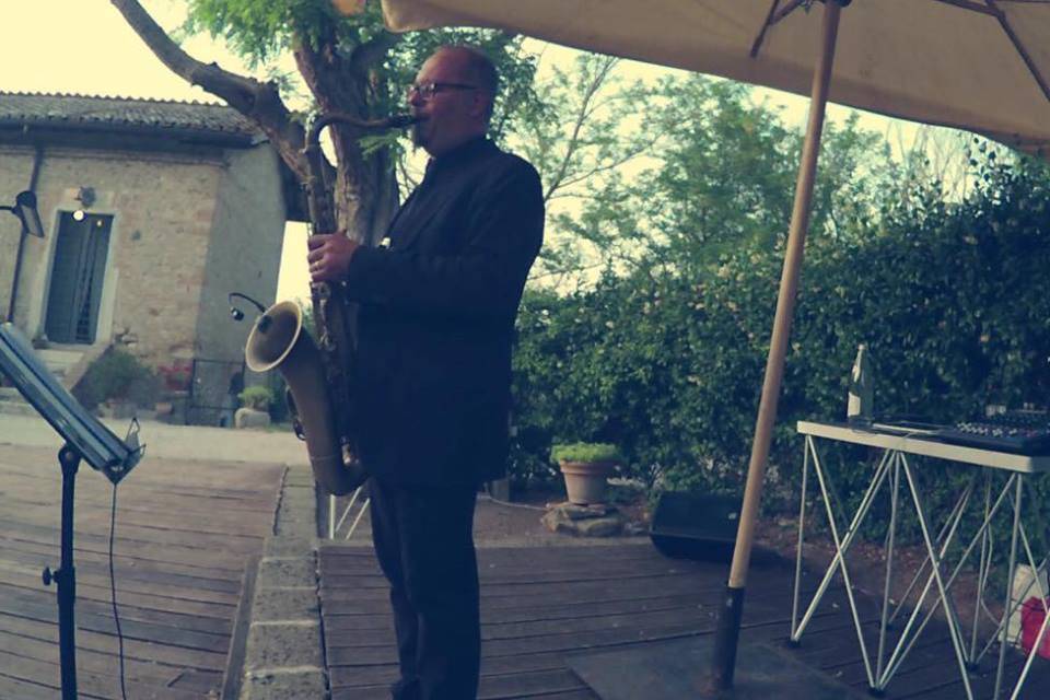 Sax solo at wedding