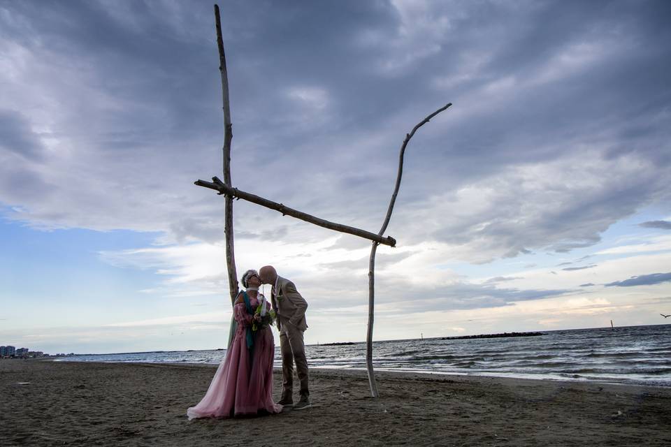 In spiaggia