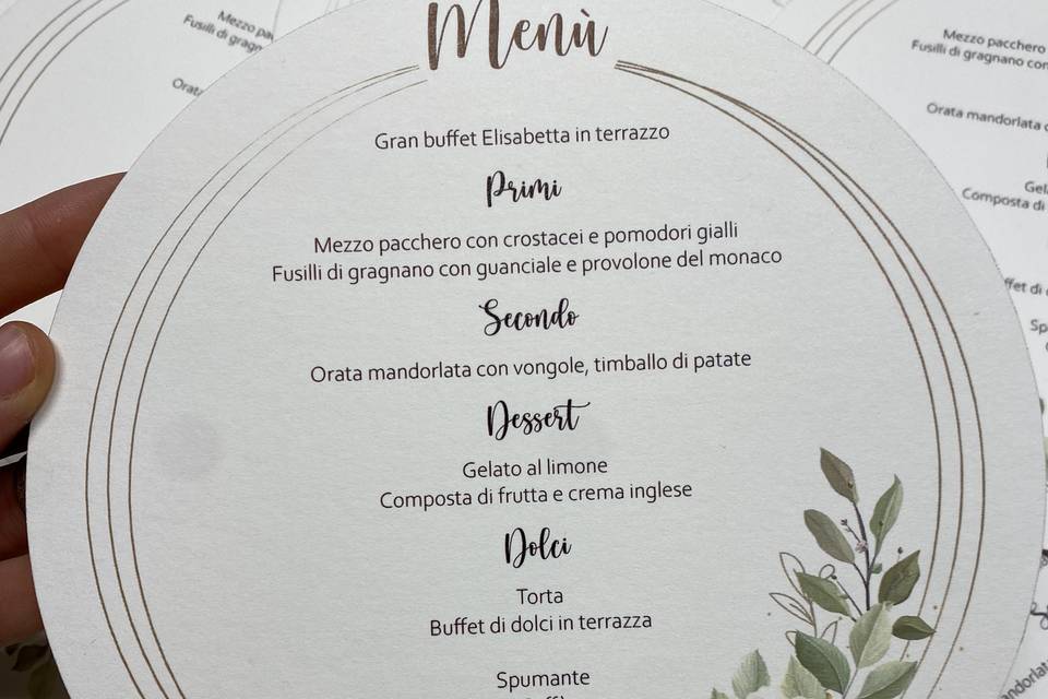 Menù circolari