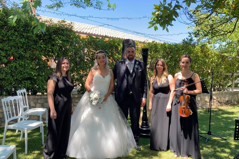 Trio voce, violino e arpa