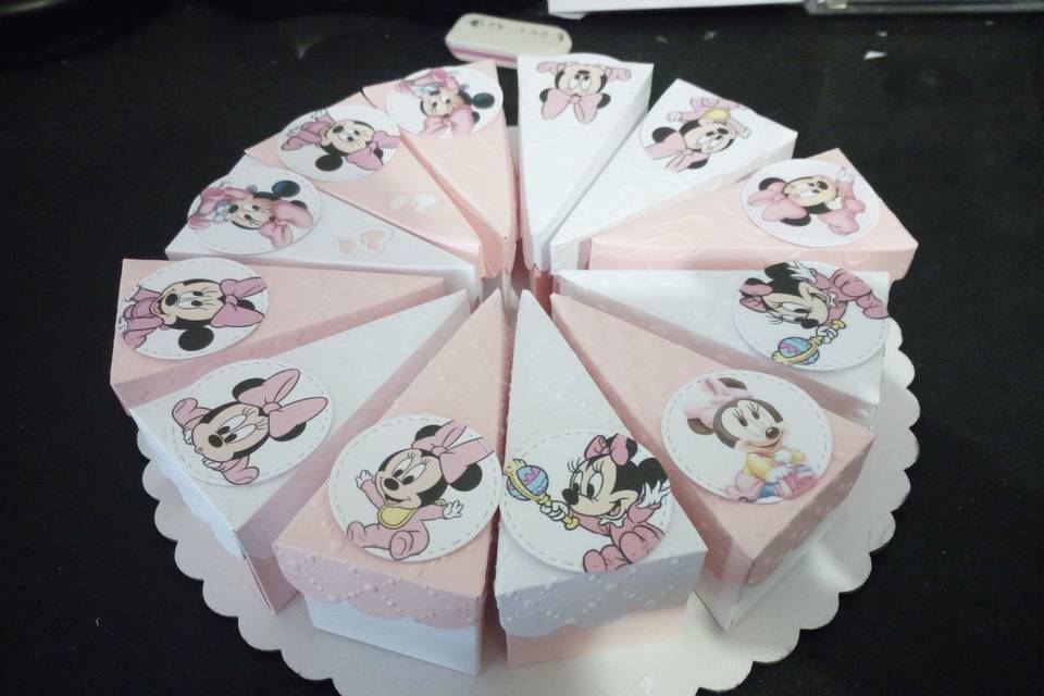 Torta scatoline minnie