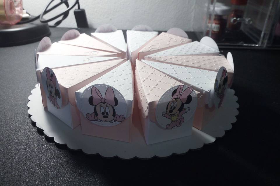 Torta scatoline minnie