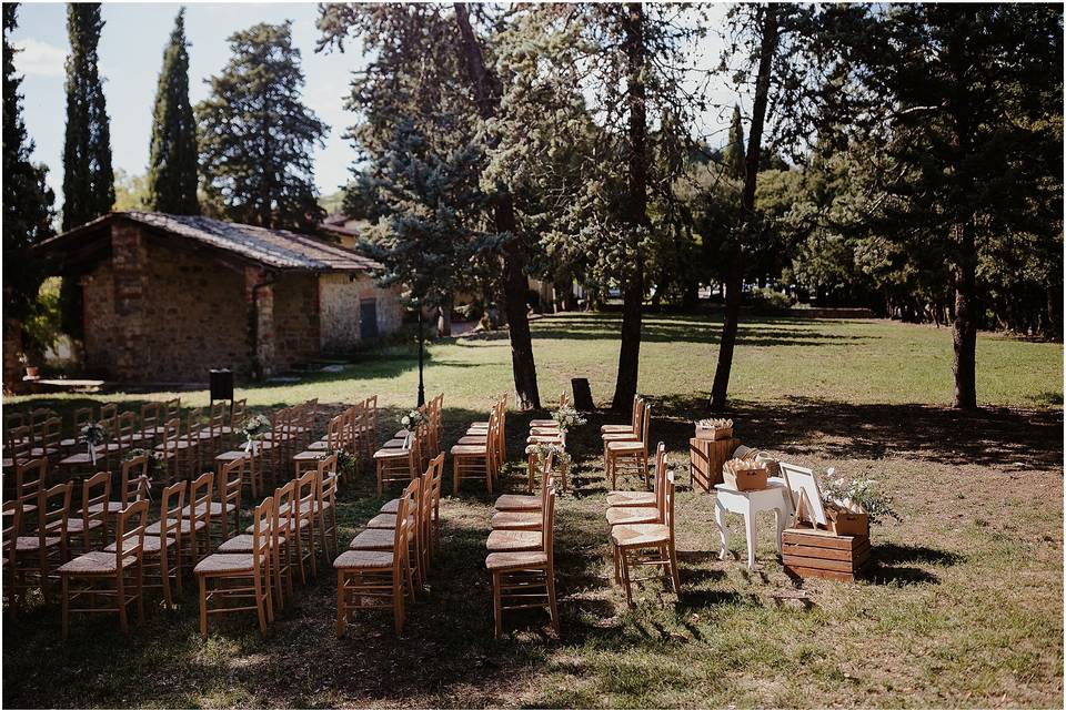 Allestimento cerimonia