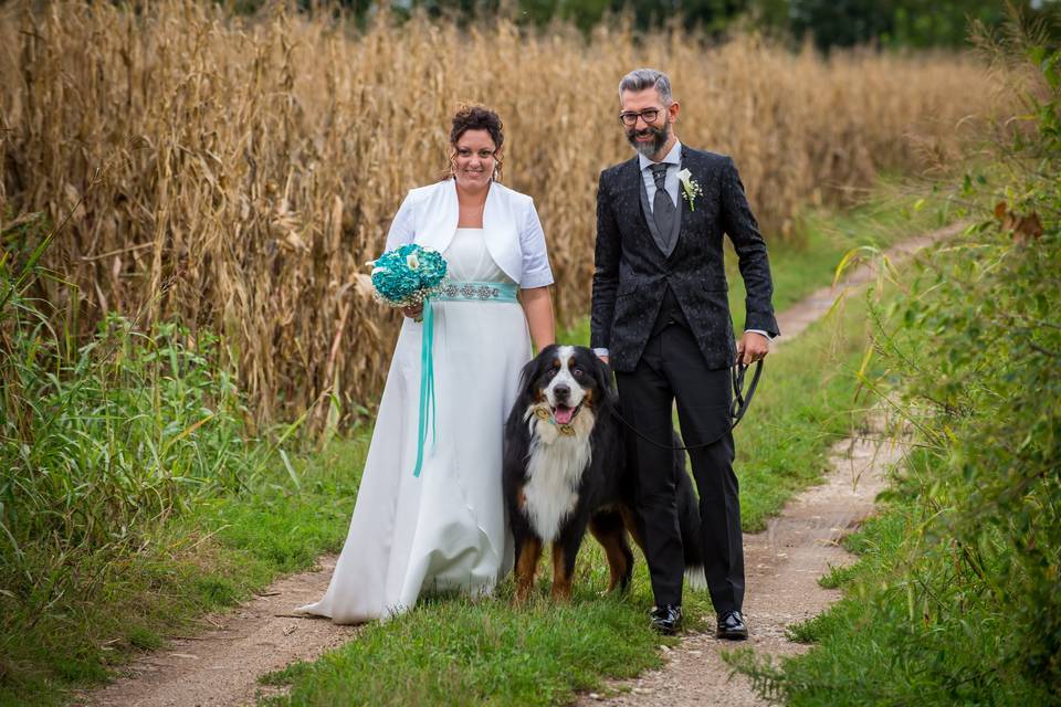 Wedding Dog Lady