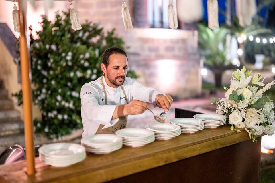 impiattamento chef