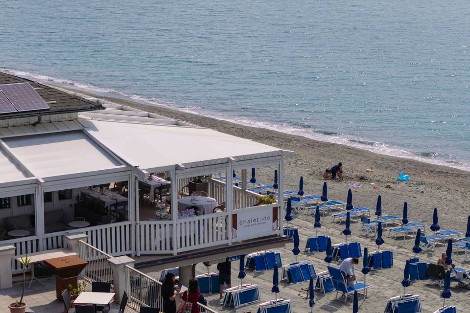 Posizione sulla spiaggia