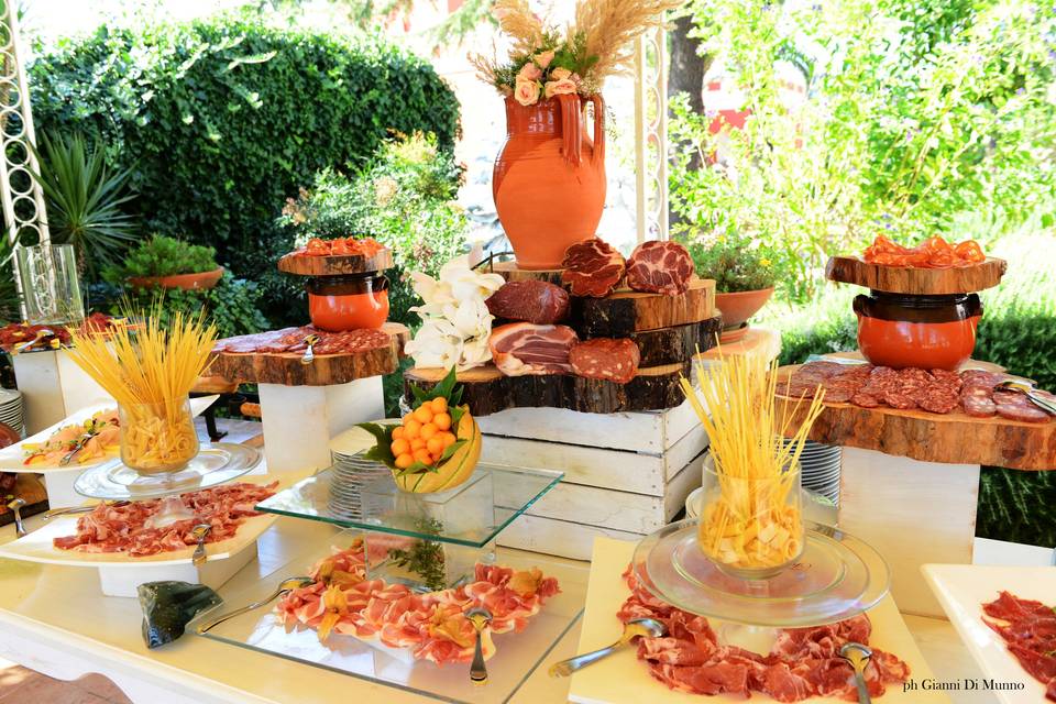 Dal buffet di antipasti