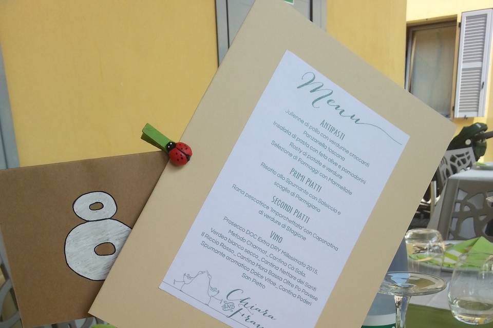 Menu Matrimonio