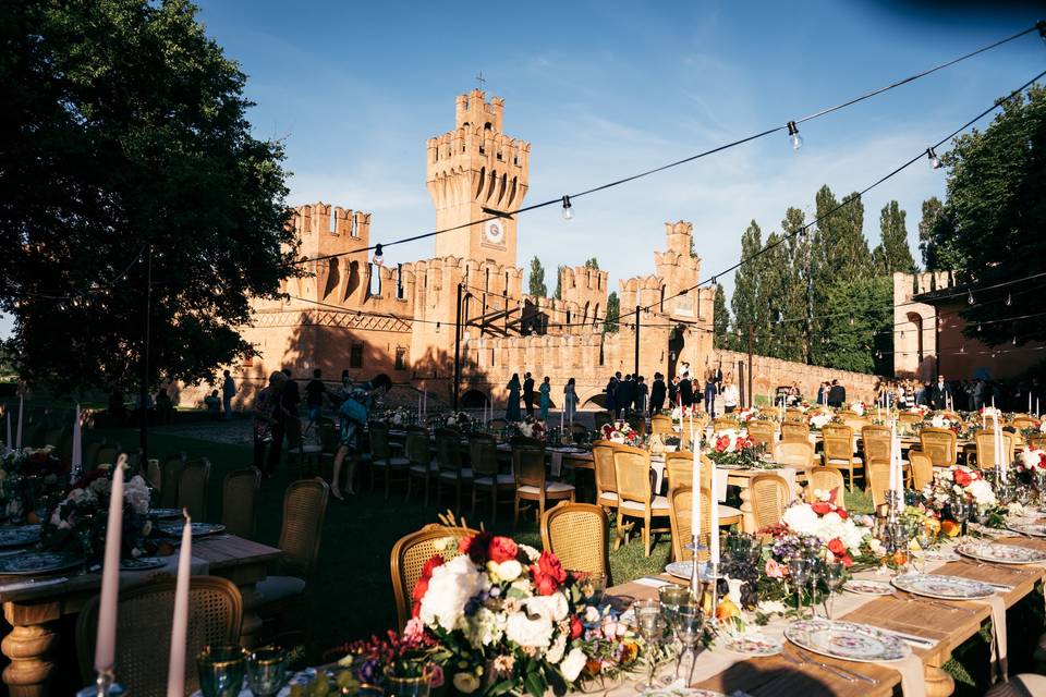 Wedding in a castle