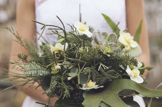 Bouquet greenery