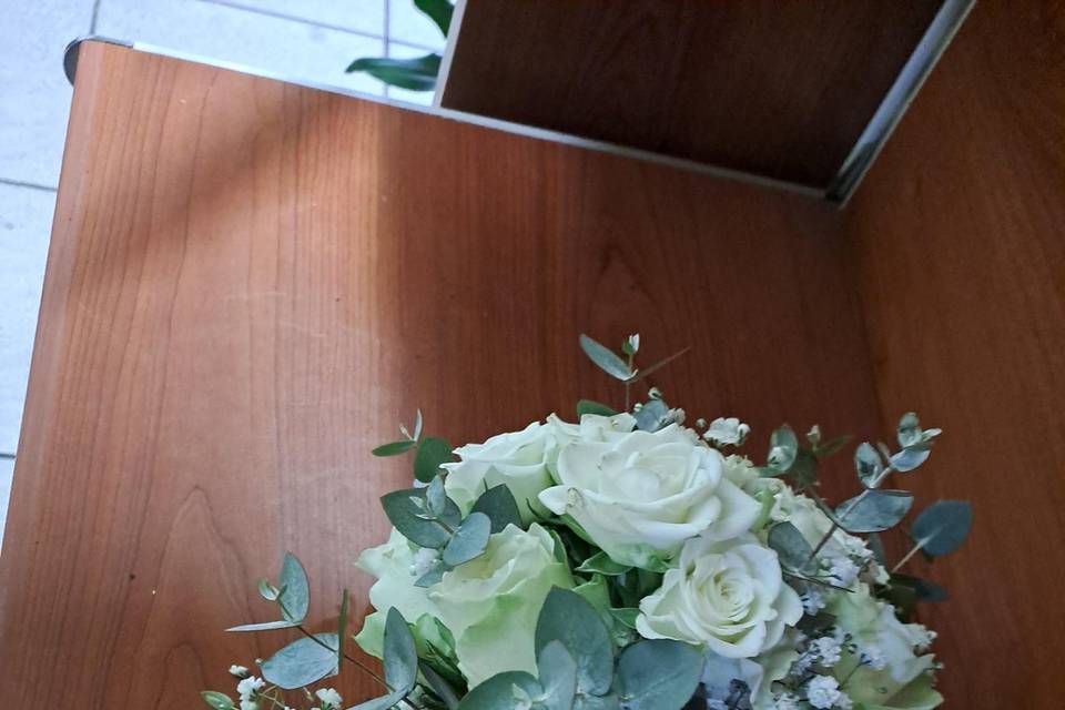 Bouquet sposa e bottoniera spo