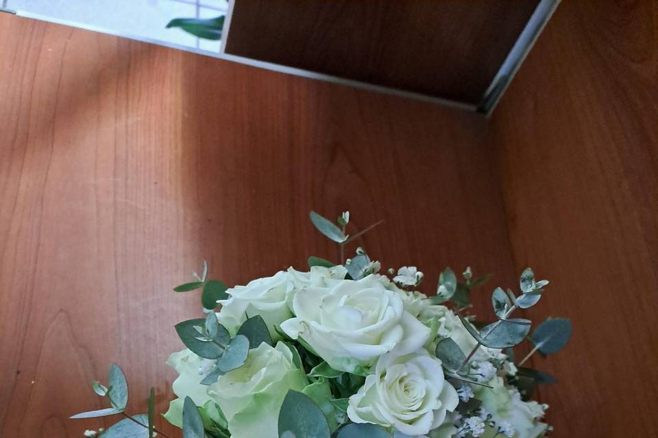 Bouquet sposa e bottoniera spo