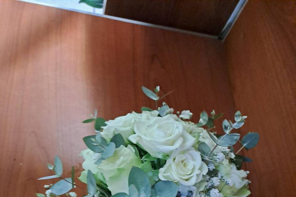 Bouquet sposa e bottoniera spo