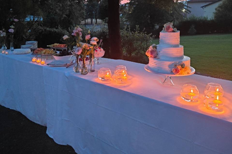 Cake with strawberry