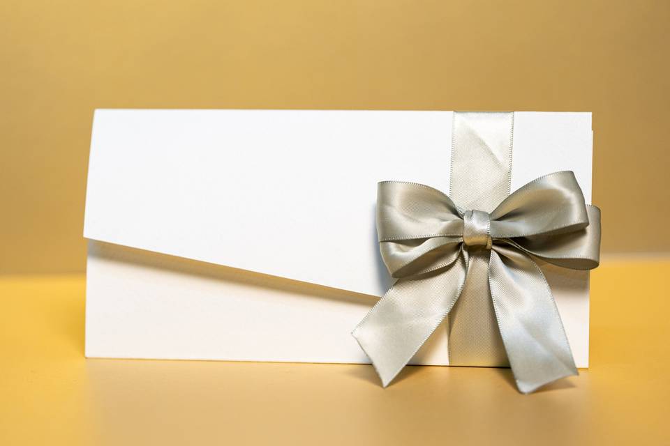 Detail_Invito con Fiocco Argento