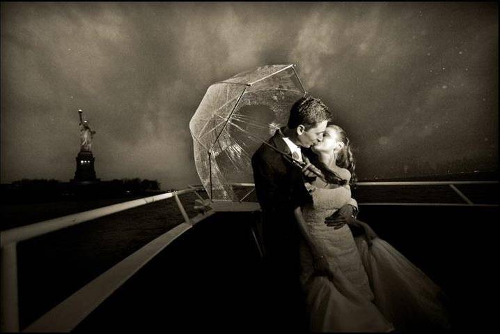 Wedding on the boat