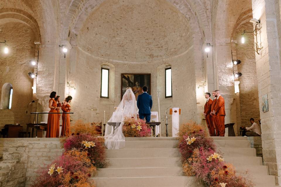 Ceremony flower decor