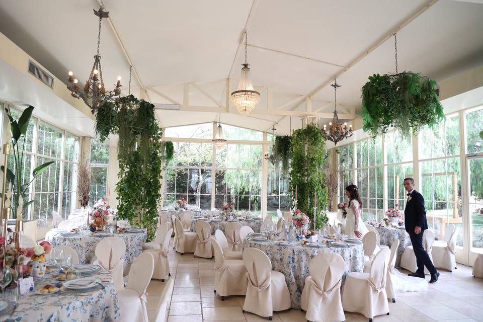 Wedding in orangerie