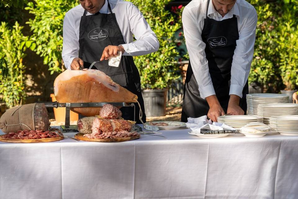 Il nostro buffet dei salumi