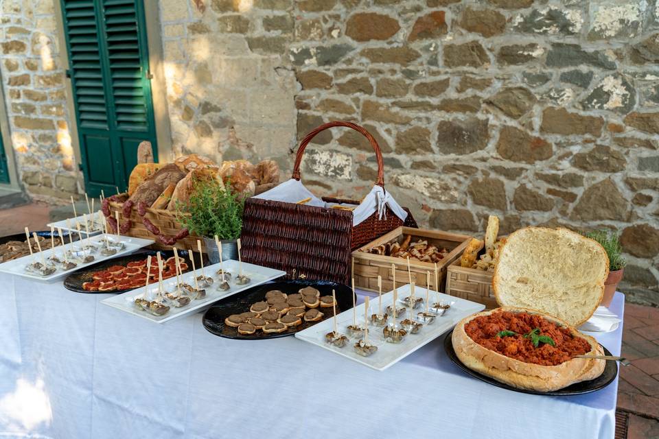 Il nostro buffet dei rustici