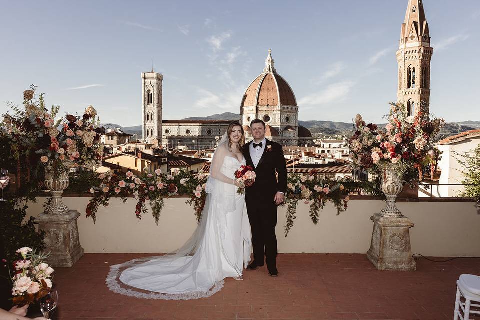 Elizabeth e Jesse sposi