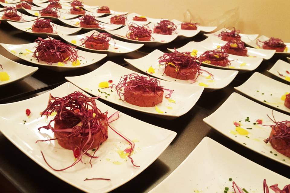 Tartare con cavolo cappucci