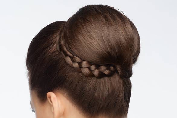 Chignon con intreccio