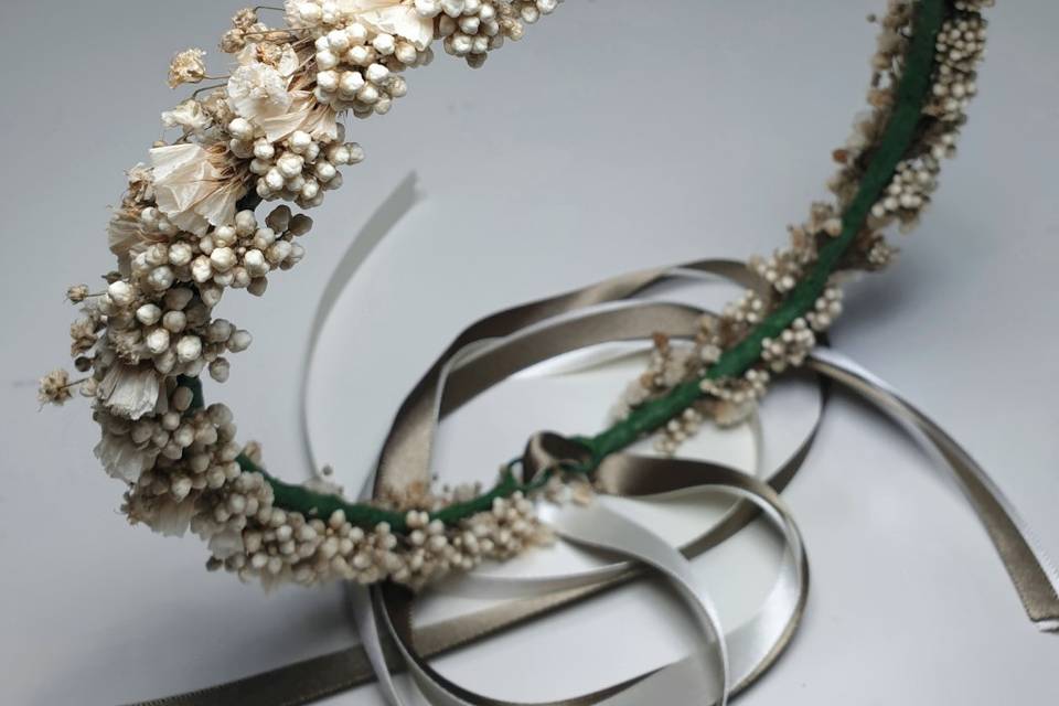 Coroncina sposa boho