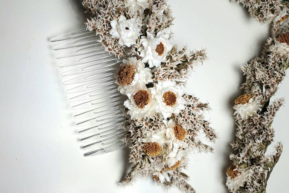 Pettine floreale
