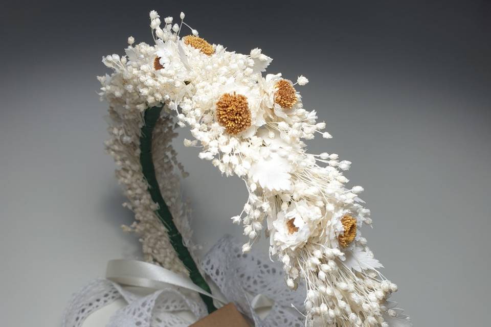 Coroncina fiori secchi